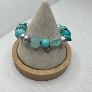 STEPHEN DWECK Sterling Silver & Multi-Stone Beaded Bracelet